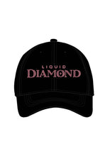 Load image into Gallery viewer, Liquid Diamond Cap - Black with Pink Logo
