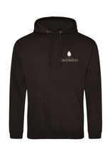 Load image into Gallery viewer, Liquid Diamond Hoodie - Black with Gold Logo
